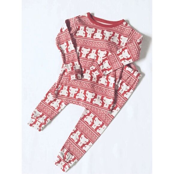 BabyGAP GAP Toddler 2T Teddy Bear Print 2-piece Pajamas BUY 2 GET 1 FREE - Picture 1 of 5